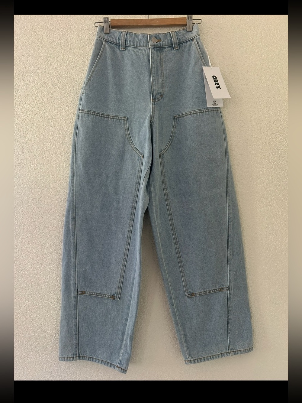 Obey Light Blue Boyfriend Jeans